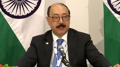 Foreign secretary Harsh Shringla Foreign secretary Harsh Shringla 