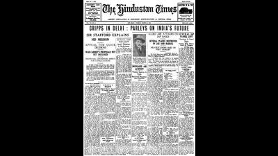 HT This Day: March 24, 1942 -- Cripps In Delhi: Parleys on India’s future HT This Day: March 24, 1942 -- Cripps In Delhi: Parleys on India’s future