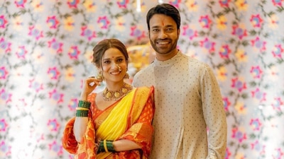 Ankita Lokhande with Vicky Jain. The couple got married in December 2021. Ankita Lokhande with Vicky Jain. The couple got married in December 2021.