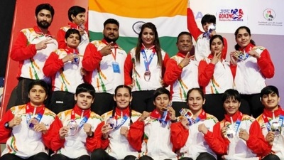 India's Youth girls returned with 12 medals at the Asian Junior and Youth Championship in Amman, Jordan. Overall, the country won 39 medals at the event. (BFI)