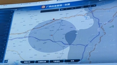 Search and rescue operations are underway after a China Eastern Airlines flight crashed on Monday (Credit: @CGTNOfficial) (@CGTNOfficial) Search and rescue operations are underway after a China Eastern Airlines flight crashed on Monday (Credit: @CGTNOfficial) (@CGTNOfficial)