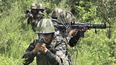 The Indian and Pakistani armies had announced that they had begun adhering to a ceasefire along the LoC from midnight of February 24, 2021. (PTI file) The Indian and Pakistani armies had announced that they had begun adhering to a ceasefire along the LoC from midnight of February 24, 2021. (PTI file)