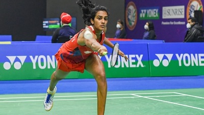 PV Sindhu plays a shot (PTI/File Photo) PV Sindhu plays a shot (PTI/File Photo)
