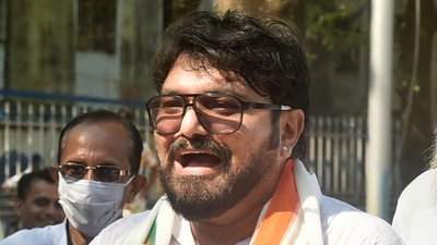 Kolkata: Former union minister and TMC candidate for Ballygunge Assembly constituency Babul Supriyo, during door-to-door election campaign in Kolkata, Sunday, March. 20, 2022. (PTI) (PTI) Kolkata: Former union minister and TMC candidate for Ballygunge Assembly constituency Babul Supriyo, during door-to-door election campaign in Kolkata, Sunday, March. 20, 2022. (PTI) (PTI)