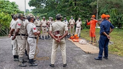 Cyclone Asani is likely to intensify into a deep depression during the next 24 hours in Andaman and Nicobar Islands, the India Meteorological Department said in a tweet. National Disaster Response Force (NDRF) personnel have been deployed and are ready at different places with all necessary equipments to carry out search and rescue operations. (PTI) Cyclone Asani is likely to intensify into a deep depression during the next 24 hours in Andaman and Nicobar Islands, the India Meteorological Department said in a tweet. National Disaster Response Force (NDRF) personnel have been deployed and are ready at different places with all necessary equipments to carry out search and rescue operations. (PTI)