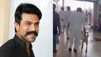 Ram Charan reached Punjab for RRR promotions.&nbsp;
