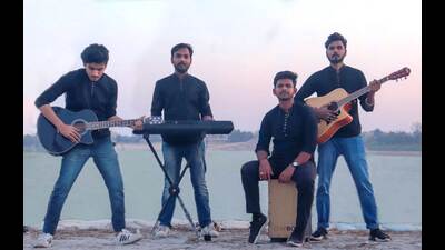 Sangam city youths - all in their 20s - are all former students of Kendriya Vidyalaya-IFFCO (HT Photo)