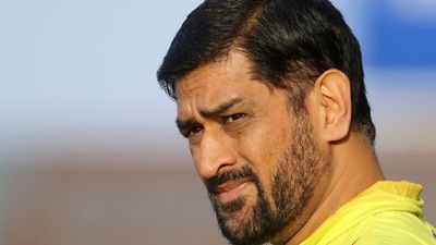 MS Dhoni hasn't scored a fifty in his last 30 IPL matches. (CSK/Twitter) MS Dhoni hasn't scored a fifty in his last 30 IPL matches. (CSK/Twitter)