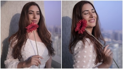 Disha's post got much love from her fans, who filled the comments section with reactions like "So pretty," "Beauty in white," "Prettiest human," and more. Even Rahul Vaidya reacted to the photos by liking the post. (Instagram/@dishaparmar) Disha's post got much love from her fans, who filled the comments section with reactions like "So pretty," "Beauty in white," "Prettiest human," and more. Even Rahul Vaidya reacted to the photos by liking the post. (Instagram/@dishaparmar)