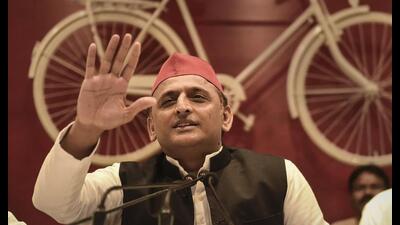 Akhilesh Yadav also posted a newspaper clipping that claimed that UP was among the poorest states in the country (File Photo)