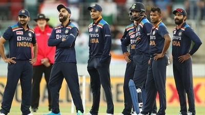 India in action against Australia at Manuka Oval&nbsp; (Getty Images)