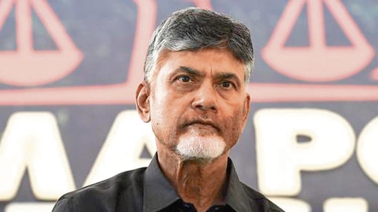 Former Andhra Pradesh chief minister Chandrababu Naidu. (AFP)