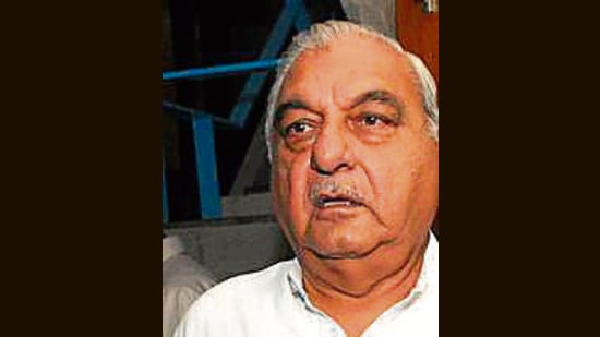 Haryana leader of Opposition Bhuinder Singh Hooda (HT File)