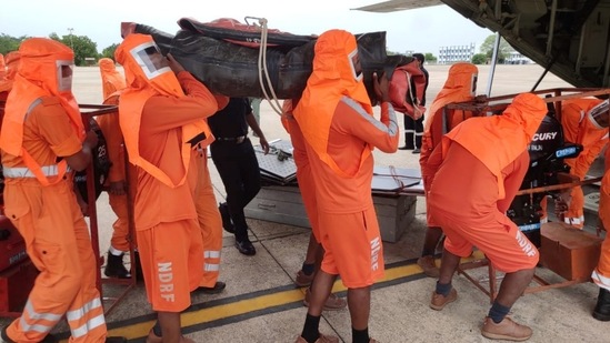 Ministry of Home Affairs, in its official statement about two days ago, had informed that one National Disaster Response Force (NDRF) team has been deployed in Port Blair and that additional teams are ready and will be airlifted if required.(PTI)