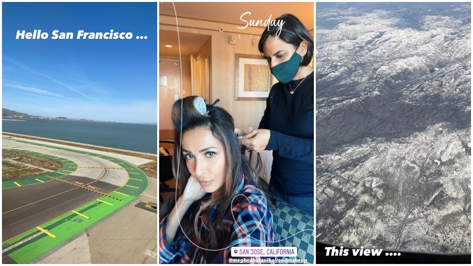 Malaika Arora's is spending time in the US.