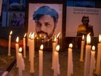 Journalists in New Delhi light candles and pay tribute to Reuters photographer Danish Siddiqui. (AP file) Journalists in New Delhi light candles and pay tribute to Reuters photographer Danish Siddiqui. (AP file)