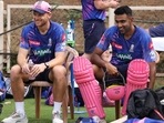 Rajasthan Royals, IPL 2022: Jos Buttler along with R Ashwin during a training session. (Twitter/rajasthanroyals) Rajasthan Royals, IPL 2022: Jos Buttler along with R Ashwin during a training session. (Twitter/rajasthanroyals)