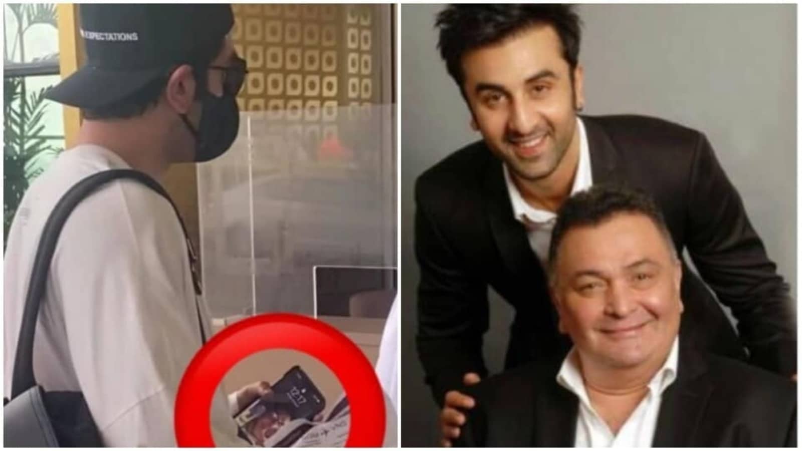 Ranbir's phone wallpaper features dad Rishi Kapoor's happy picture. See  here | Bollywood - Hindustan Times