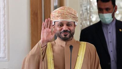 Oman's foreign minister Sayyid Badr al Busaidi will land in India on Wednesday on a two-day visit, his first after being appointed in 2020 (AFP) Oman's foreign minister Sayyid Badr al Busaidi will land in India on Wednesday on a two-day visit, his first after being appointed in 2020 (AFP)