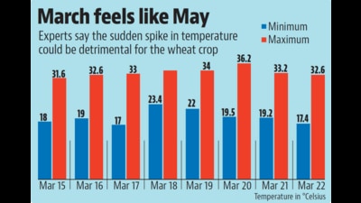 The city is witnessing the hottest March in 52 years, with the mercury rising by eight notches over the last fortnight. (HT Photo)
