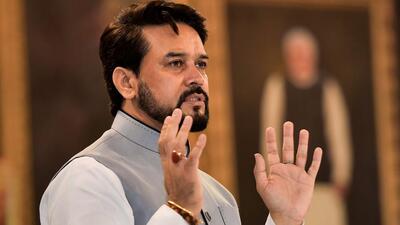 Union minister for information & broadcasting Anurag Thakur (PTI)