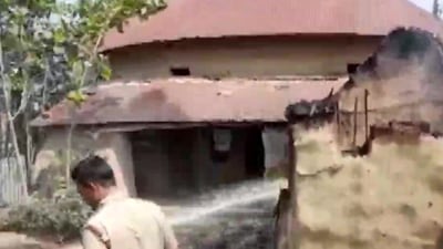 Police at incident site (ANI).