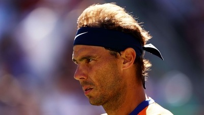 The injury was sustained in the semifinals at Indian Wells against Carlos Alcaraz. (AP) The injury was sustained in the semifinals at Indian Wells against Carlos Alcaraz. (AP)