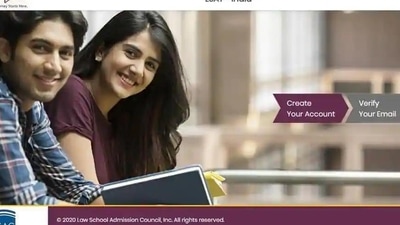 LSAT May 2022 will now take place from June 22. Earlier, the test was scheduled for May 9 to June 22. &nbsp;(Screengrab) (LSAT India )