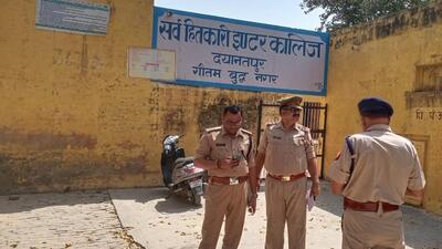 The Gautam Budh Nagar Police on Tuesday inspected and security arrangements at exam centres in Greater Noida area to ensure no incident of cheating occurs during the Uttar Pradesh Board exams 2022. (Sourced) The Gautam Budh Nagar Police on Tuesday inspected and security arrangements at exam centres in Greater Noida area to ensure no incident of cheating occurs during the Uttar Pradesh Board exams 2022. (Sourced)