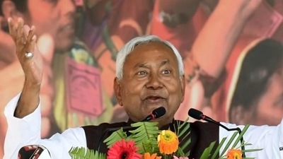 CM Nitish Kumar greeted people of Bihar on the 110th foundation day of the state. (File Photo/HT)