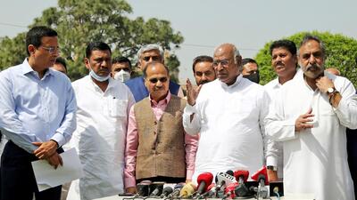 Leader of opposition in Rajya Sabha Mallikarjun Kharge alleged that by increasing fuel prices, the Modi government is making money worth ₹10,000 crore by plundering the poor. (ANI) Leader of opposition in Rajya Sabha Mallikarjun Kharge alleged that by increasing fuel prices, the Modi government is making money worth ₹10,000 crore by plundering the poor. (ANI)