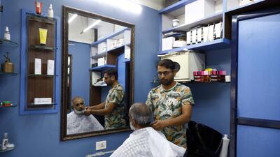 Amit Shinde at Sadashiv Peth in Pune, on Tuesday. Shinde is struggling to streamline his business. Since Covid outbreak, there have been thousands of cases in Pune where individuals and families escaped coronavirus only to fall prey to financial ruin in the form of job losses and mental health issues. (RAHUL RAUT/HT)