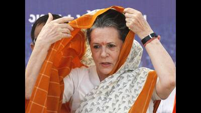 Sonia Gandhi met more than two dozen Congress leaders from HP at the 10 Janpath on Tuesday to review the political scenario in the state. Sonia Gandhi met more than two dozen Congress leaders from HP at the 10 Janpath on Tuesday to review the political scenario in the state.