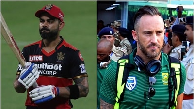 Du Plessis replaced Kohli as RCB captain (RCB/ANI)