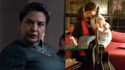 Shabana Azmi in Halo (left) and with her nephew Viraaj. Shabana Azmi in Halo (left) and with her nephew Viraaj. 