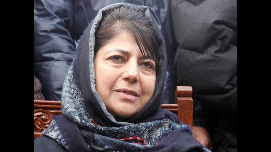 Former chief minister and president of the People’s Democratic Party (PDP) Mehbooba Mufti alleged that BJP wants to fester the dispute with Pakistan and engage in communal politics. (PTI)