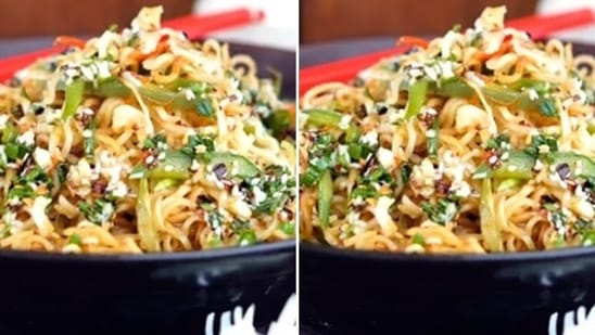 Chinese Maggi recipe, street style Chinese Maggi noodles