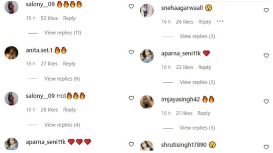 Comments on Nora Fatehi's post.&nbsp;