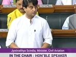 Civil Aviation Minister Jyotiraditya Scindia.