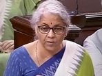 Union finance minister Nirmala Sitharaman speaks in the Rajya Sabha on Wednesday, (PTI) Union finance minister Nirmala Sitharaman speaks in the Rajya Sabha on Wednesday, (PTI)