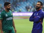 Babar Azam and Virat Kohli. Babar Azam and Virat Kohli. 
