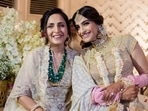 Priya Ahuja and Sonam Kapoor during one of latter's wedding functions. Priya Ahuja and Sonam Kapoor during one of latter's wedding functions. 