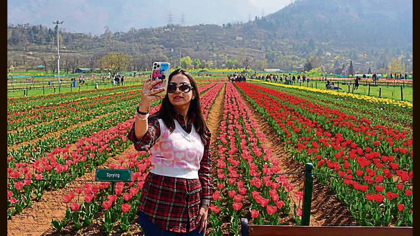 15 lakh tulips in full bloom Srinagar’s iconic garden thrown open to