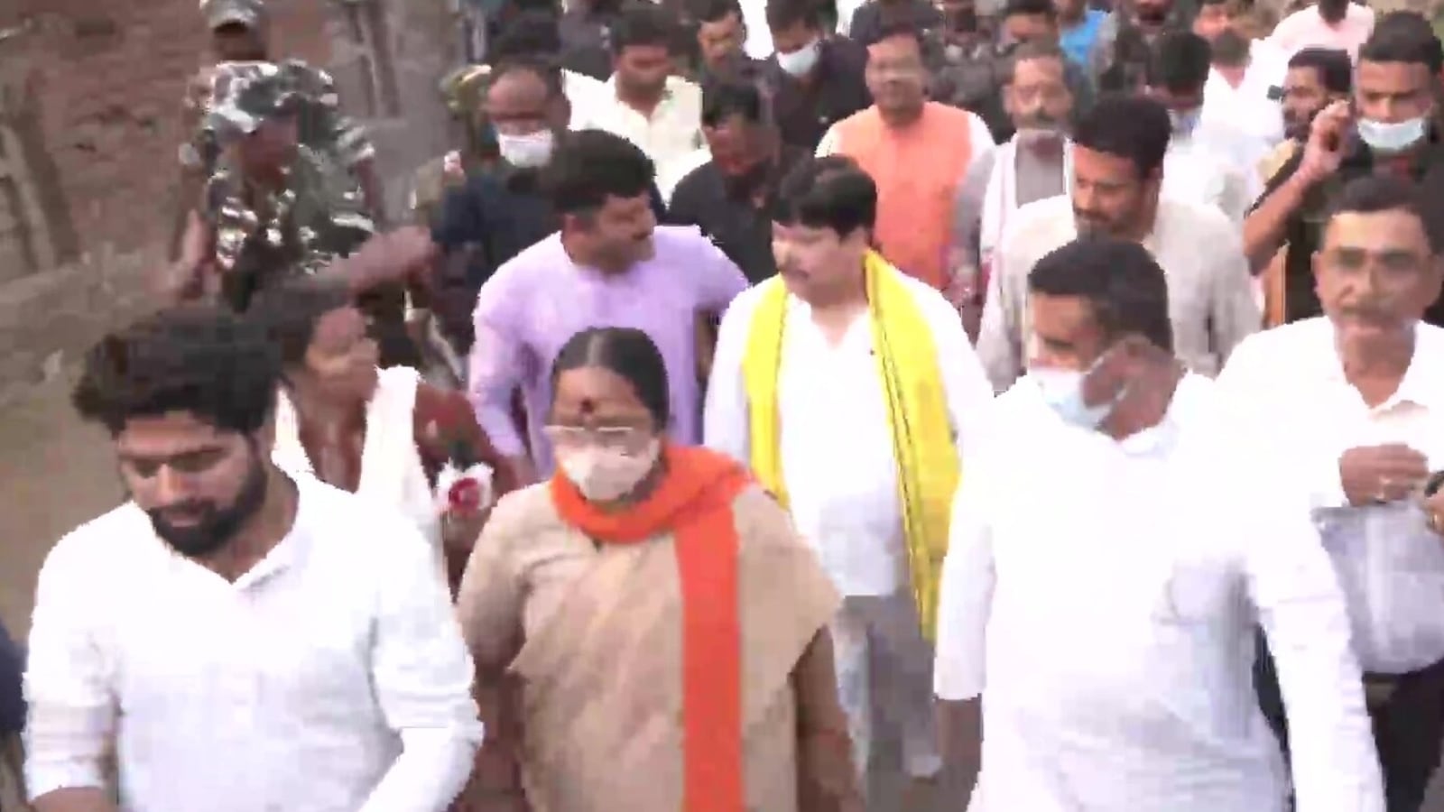 Birbhum violence: BJP delegation visits site, reiterates President's Rule demand