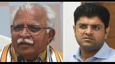 While Haryana CM Manohar Lal Khattar had said no jobs will be given only on the basis of gradation certificates for mere participation in sports tournaments, Dushyant Chautala said the state will soon restore 3% quota for sportspersons in group A, B and C government jobs. (HT File)