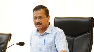 CM Arvind Kejriwal criticised the BJP for using the proposal to unify the three MCDs as a tactic to delay the civic polls. (HT) CM Arvind Kejriwal criticised the BJP for using the proposal to unify the three MCDs as a tactic to delay the civic polls. (HT)