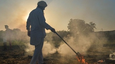 Delhi’s environment minister, Gopal Rai, quoted a Centre for Science and Environment (CSE) study claiming that 60% of Delhi’s air pollution comes from outside the Capital (PTI) Delhi’s environment minister, Gopal Rai, quoted a Centre for Science and Environment (CSE) study claiming that 60% of Delhi’s air pollution comes from outside the Capital (PTI)