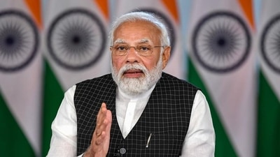 Prime Minister Narendra Modi interacts with stakeholders involved in Ukraine evacuation, through video conferencing, in New Delhi. (PTI) Prime Minister Narendra Modi interacts with stakeholders involved in Ukraine evacuation, through video conferencing, in New Delhi. (PTI)