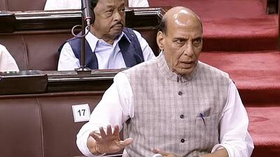 Days after India accidentally fired the missile into Pakistan, defence minister Rajnath Singh on March 15 expressed regret over the incident in Parliament (ANI FILE) Days after India accidentally fired the missile into Pakistan, defence minister Rajnath Singh on March 15 expressed regret over the incident in Parliament (ANI FILE)