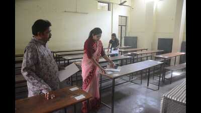 UP Board examinations begin from today (HT photo) UP Board examinations begin from today (HT photo)